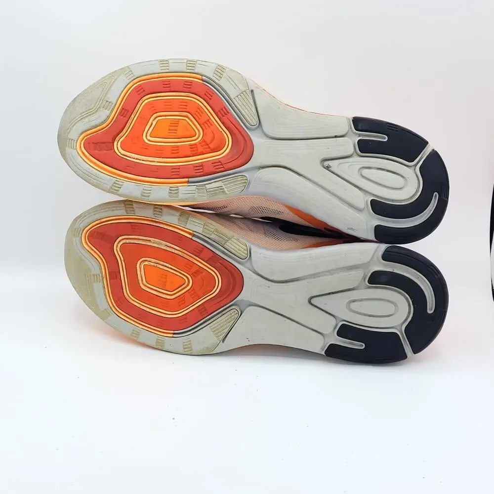 Nike Better World LunarGlide 6 orange gray 654433-108 mens size 11